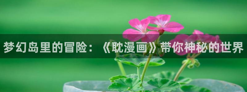 学院天堂漫画：梦幻岛里的冒险：《耽漫画》带你神秘的世界